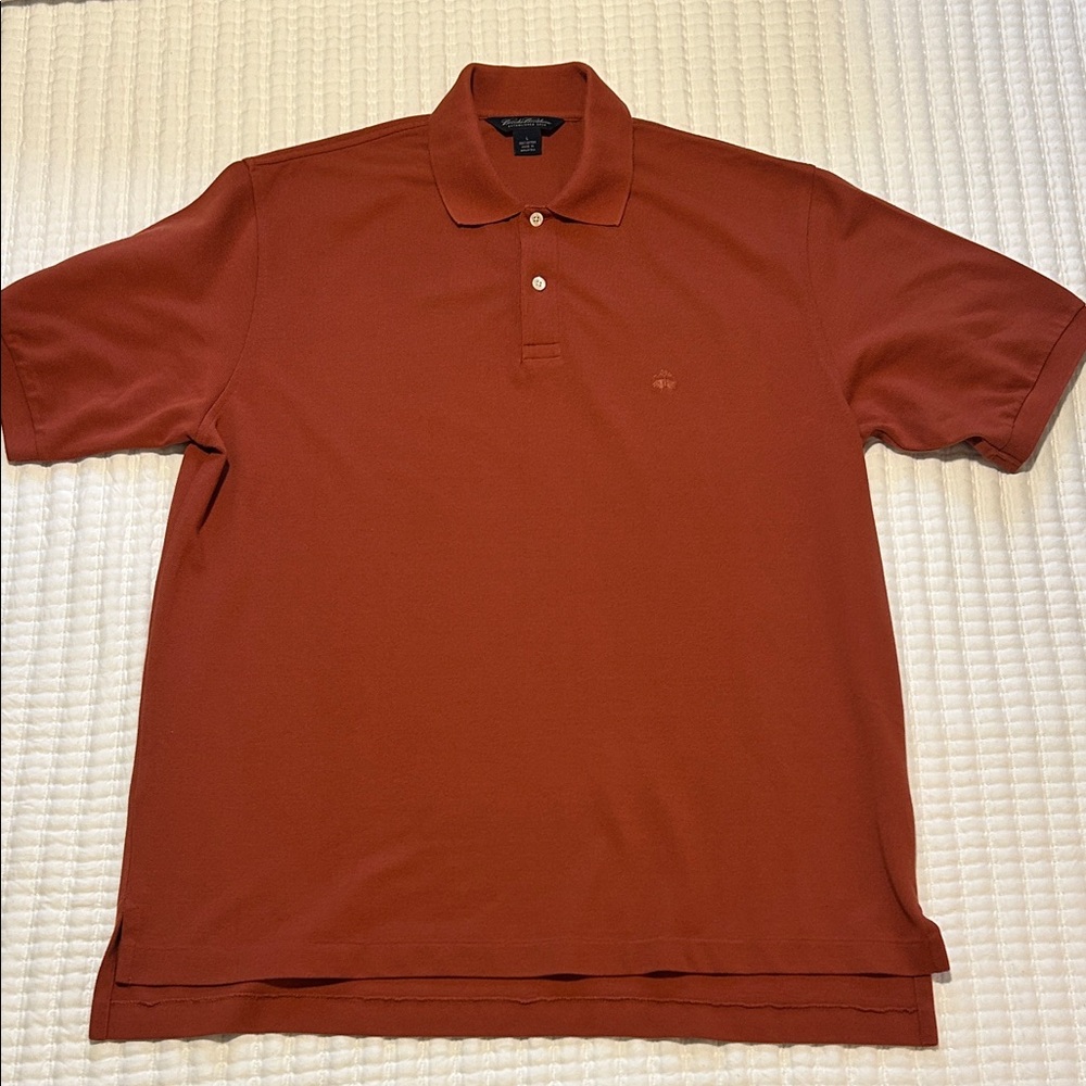 Brooks Brothers Burnt Orange Polo Shirt